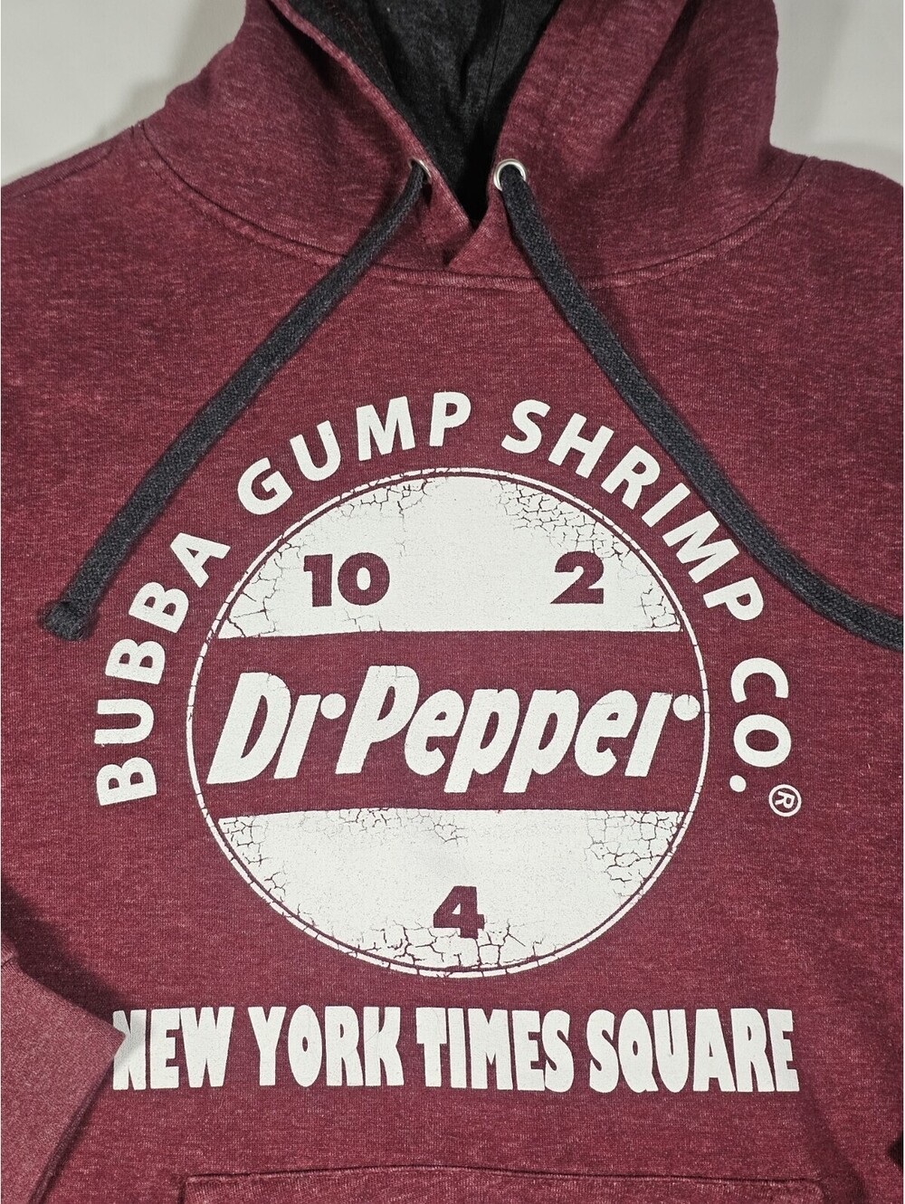 Bubba Gump Shrimp Co NY Times Square X Dr. Pepper Unisex Hoodie -Large